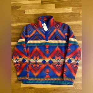 Polo Ralph Lauren Aztec Trade Blanket Fleece Pullover